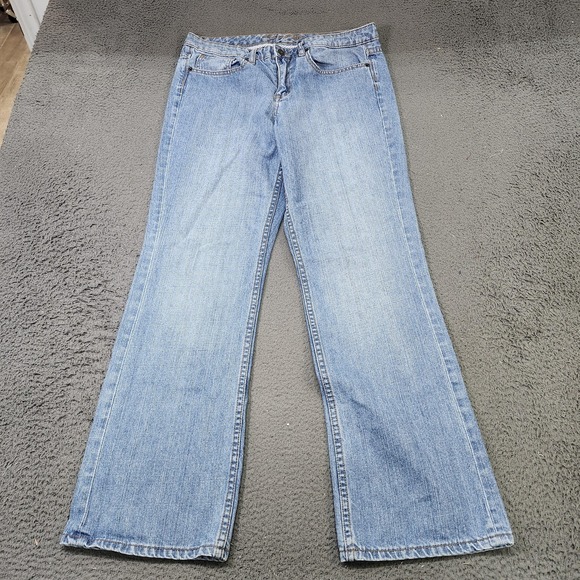 Source Unknown Denim - Jeans Womens 33x31 Blue Light Wash Mid Rise Bootcut Denim Casual Pants